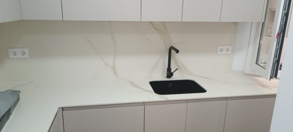 cocina efecto mármol